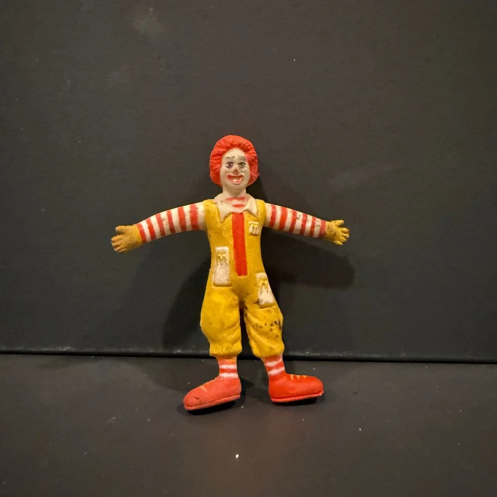 Vintage Ronald McDonald Toy Figure McDonald's Collectible Character Play Toy‎